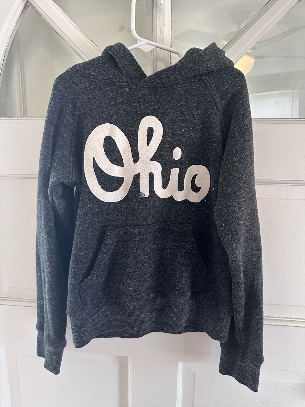 HOMAGE Black Heather Ohio Pullover Hoodie